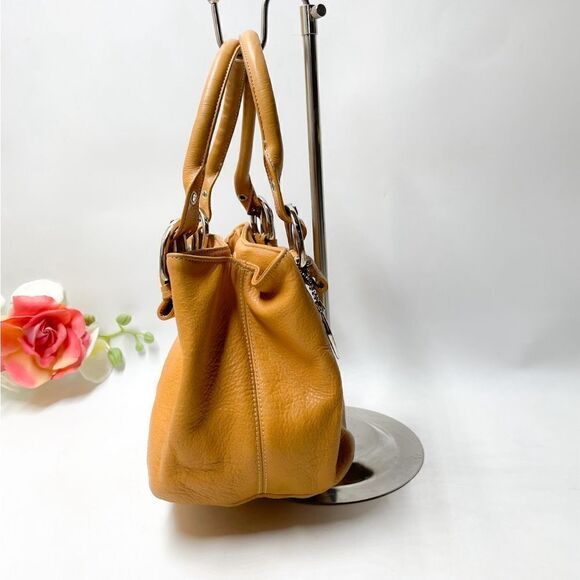 Tignanello Fine Leather Handbag Tan Medium - Picture 4 of 10